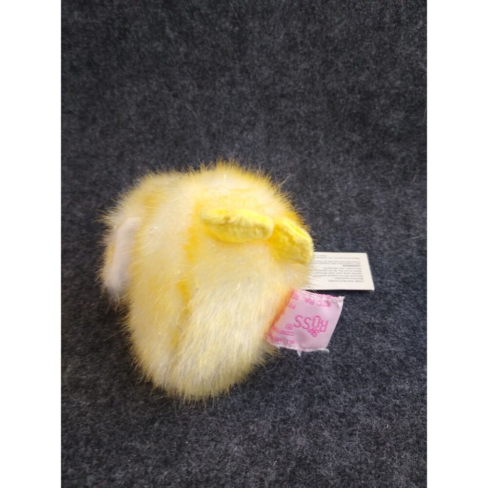 Russ Berrie Chick a Loo Plush Stuffed Baby Duckling Easter Toy Sparkly w Tag 5" - Picture 5 of 7